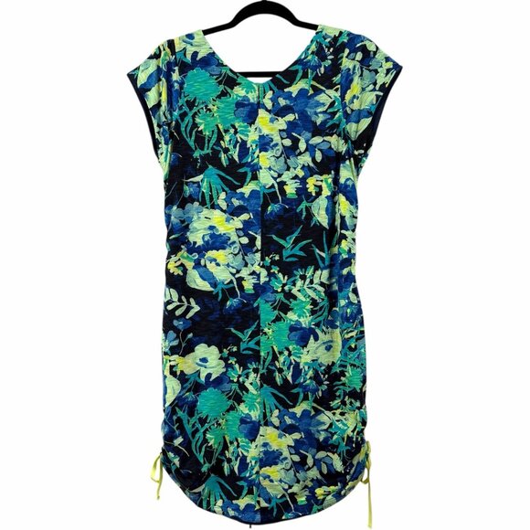 Title Nine Women’s Reversible Flow 2 In 1 Dress Floral V Neck Pullover Size M - Picture 4 of 6